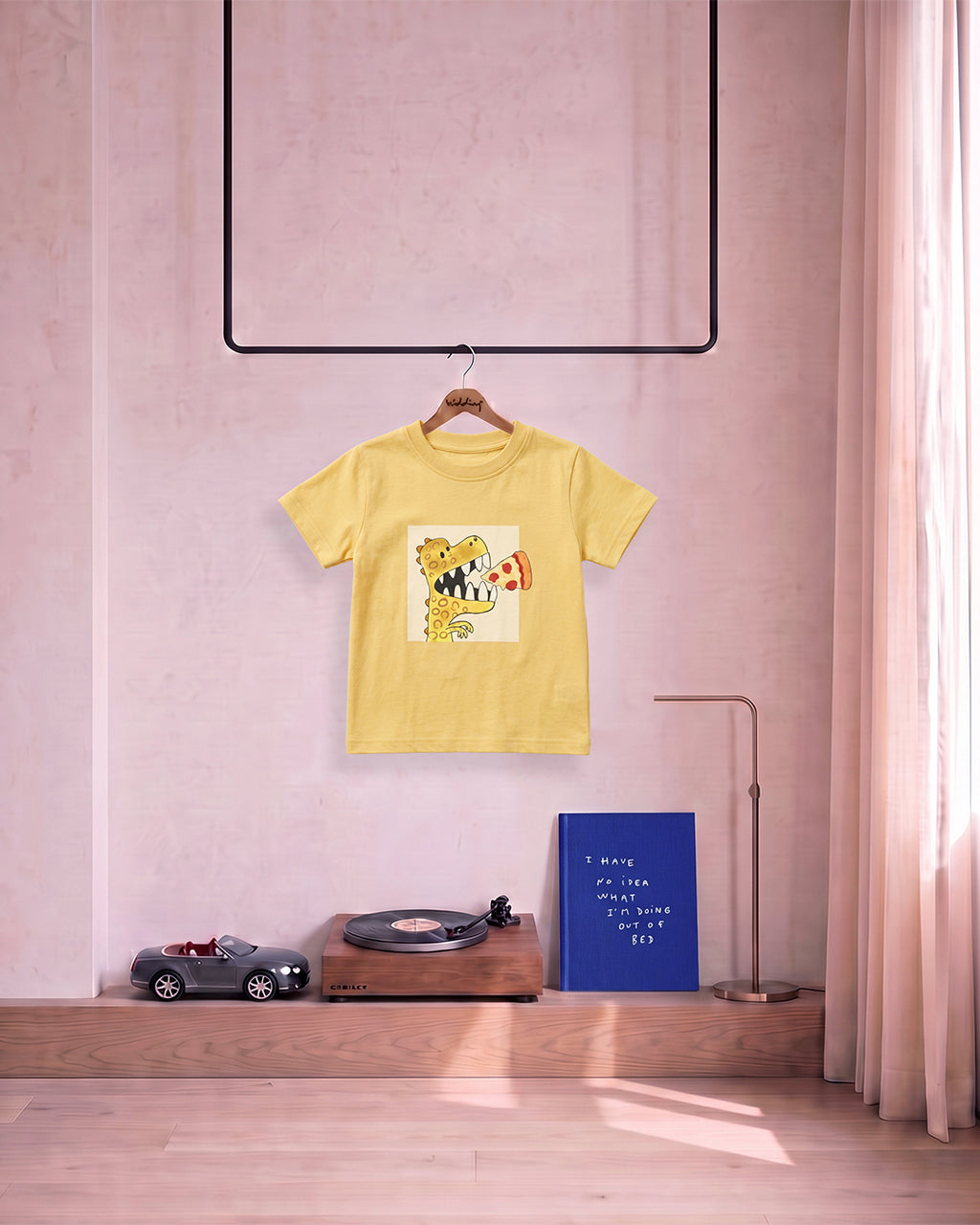 Dinosaur × Pizza Tee