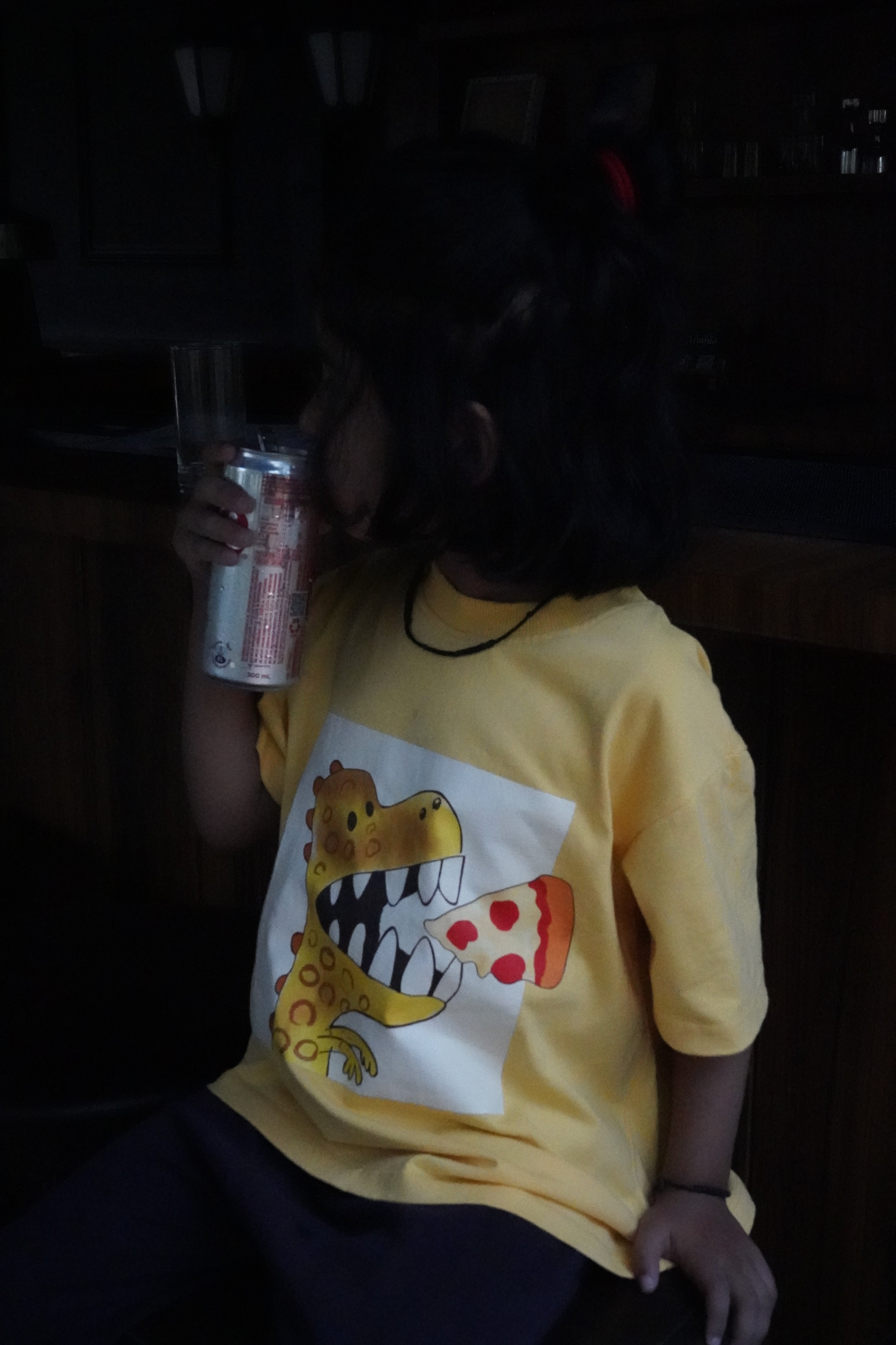 Dinosaur × Pizza Tee
